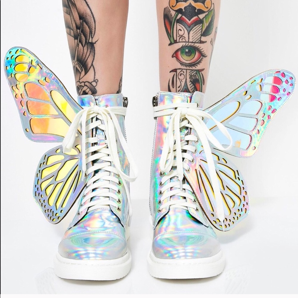 Metamorphic Butterfly Wing Boots